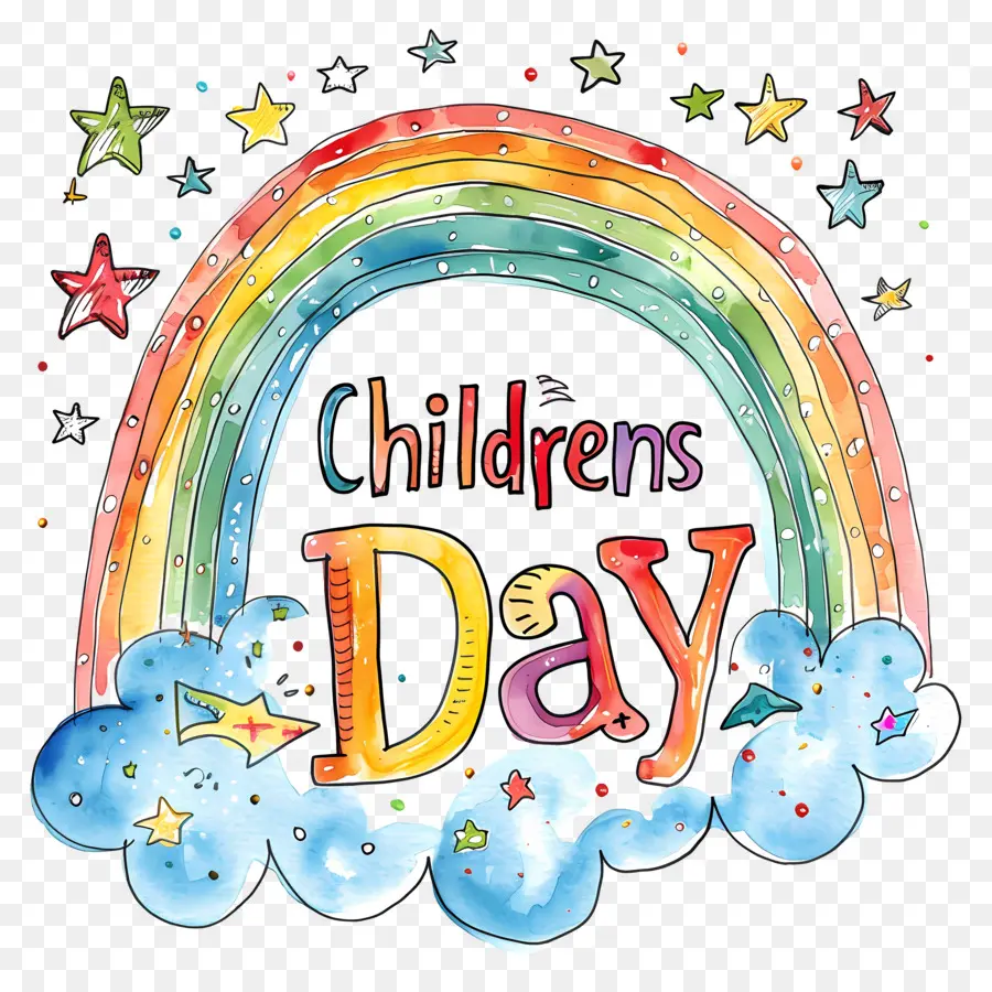 Childrens Day，Arco íris PNG
