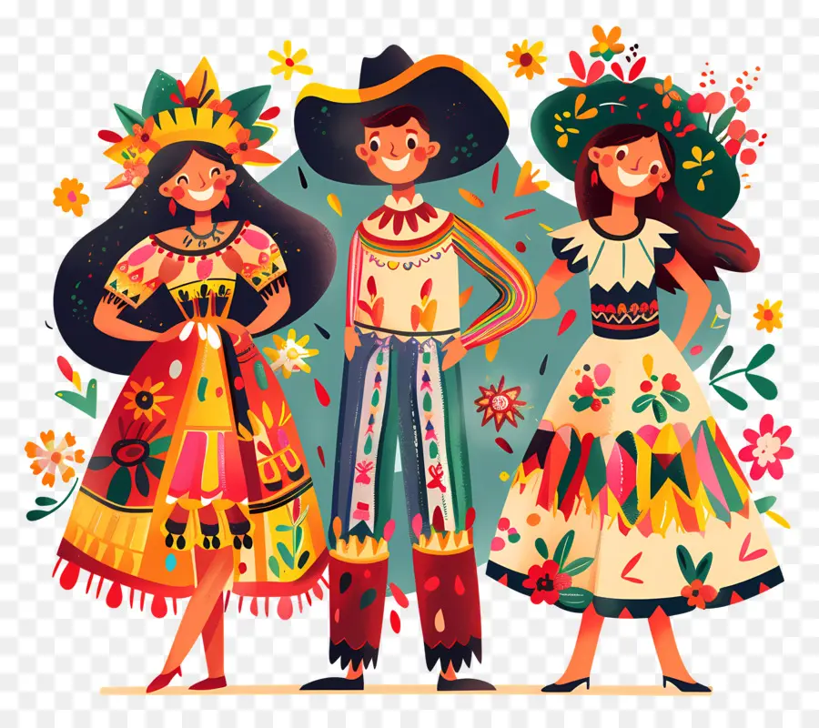 Festa Junina，Roupas Mexicanas PNG