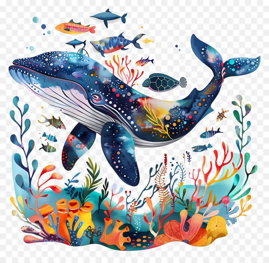 O Dia Mundial Dos Oceanos，Baleia Azul PNG