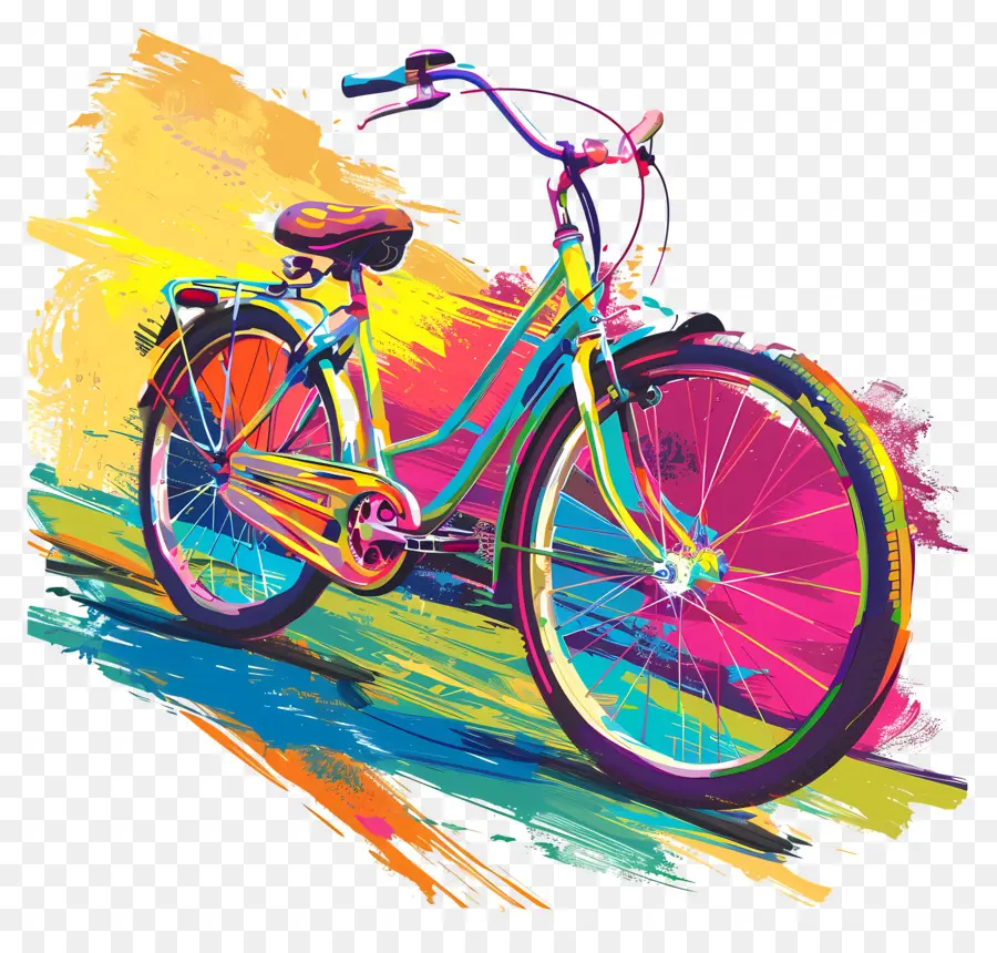 Dia Mundial Da Bicicleta，Bicicleta De Arte PNG