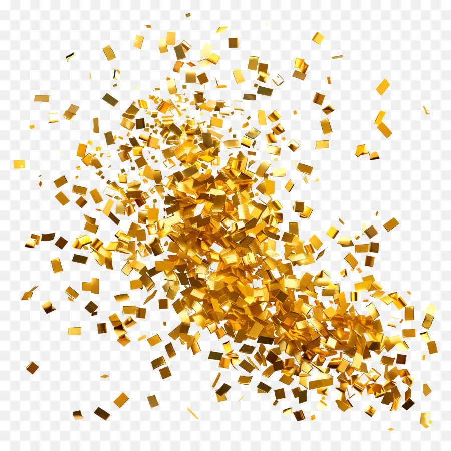 Ouro Confete，Celebração PNG