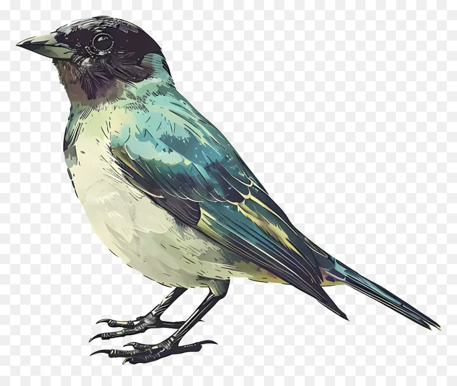Aves，Pássaro Azul E Verde PNG