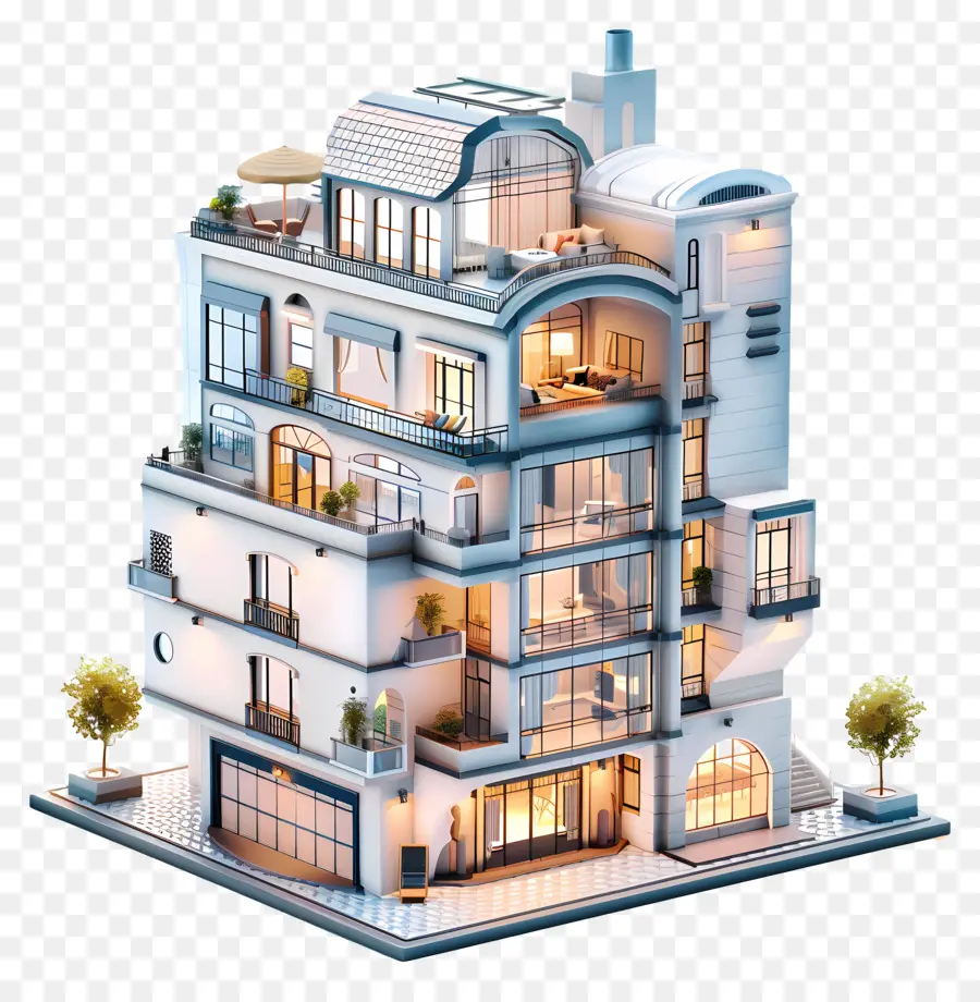 Apartamento，Apartamentos De Luxo PNG