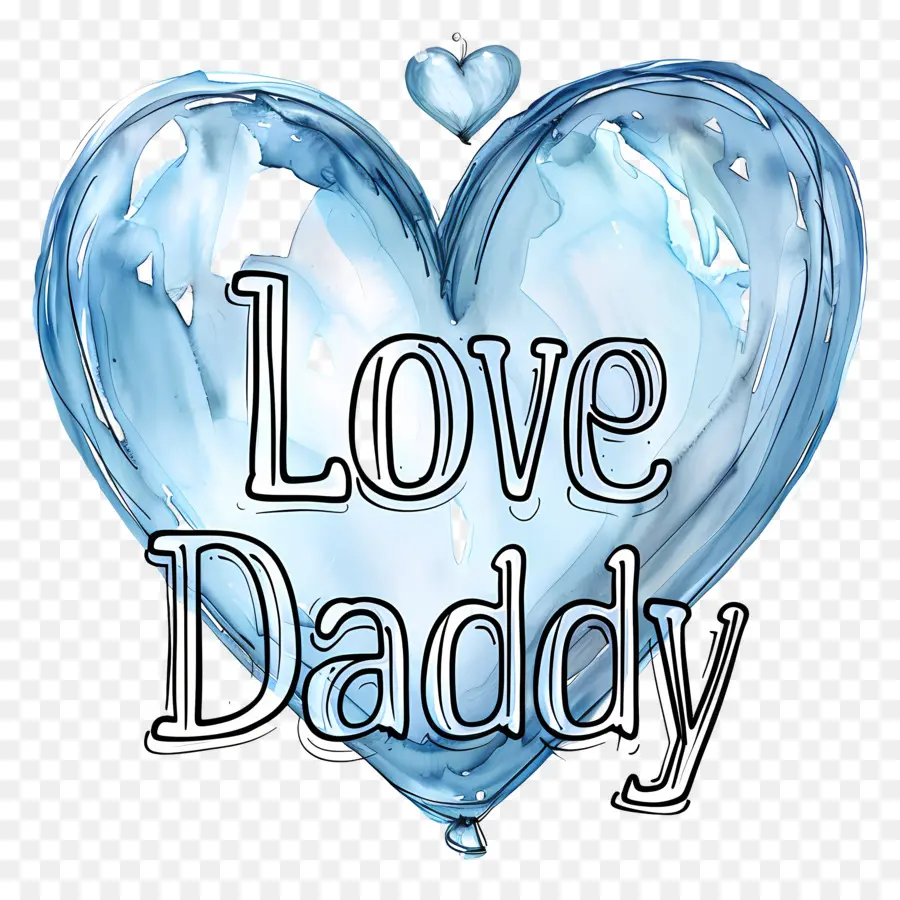 Dia Dos Pais，Eu Amo Papai PNG