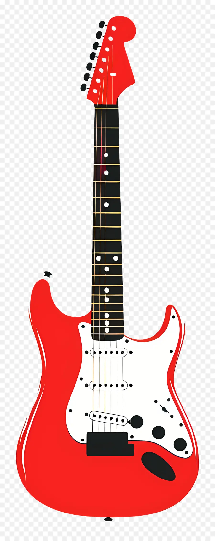 Guitarra Elétrica，O Vermelho Da Guitarra Elétrica PNG