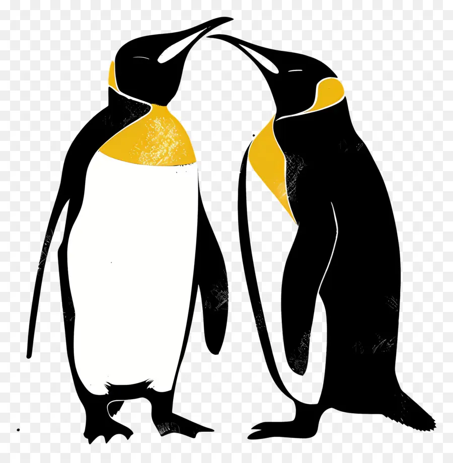 Pinguins，Desenho PNG