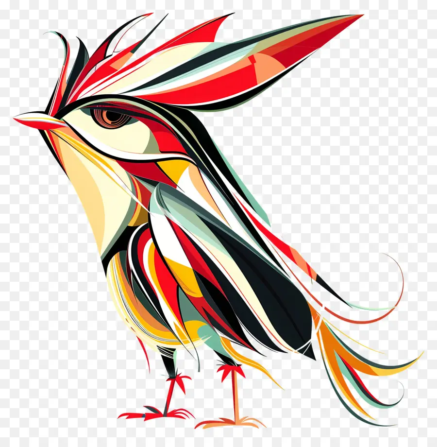 Aves，Penas Coloridas PNG