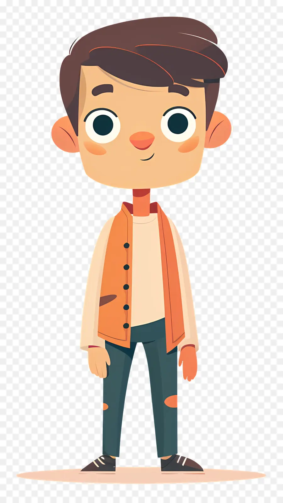 Cartoon Menino，Moda PNG