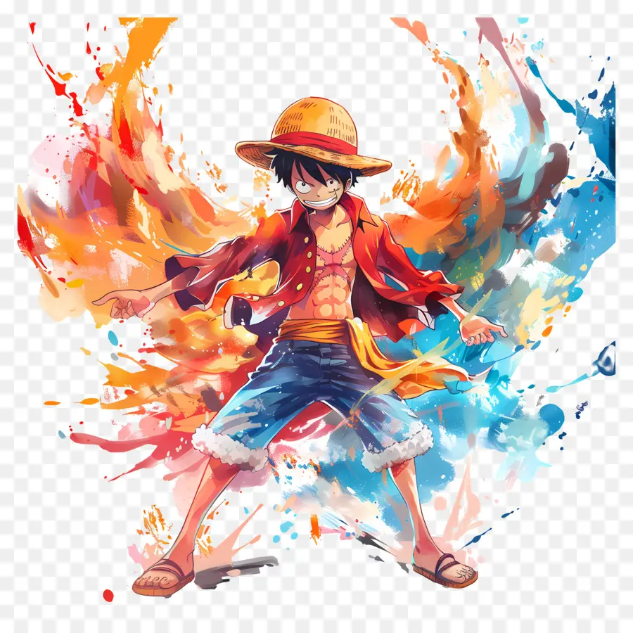 Anime Luffy，Personagem PNG