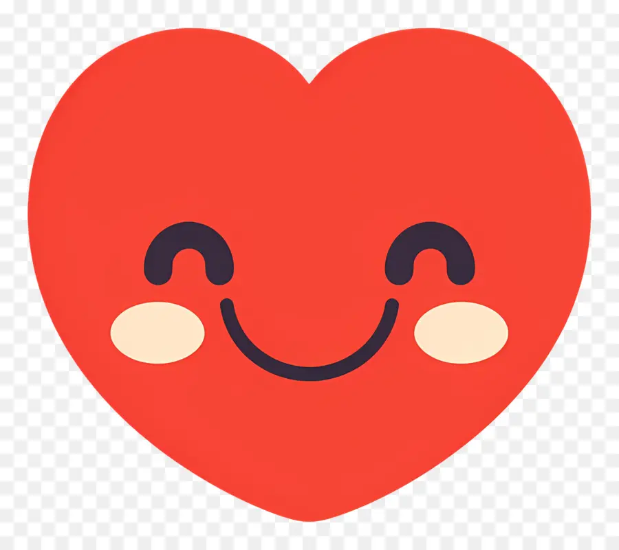 Emoji De Coração，Coração Sorridente PNG