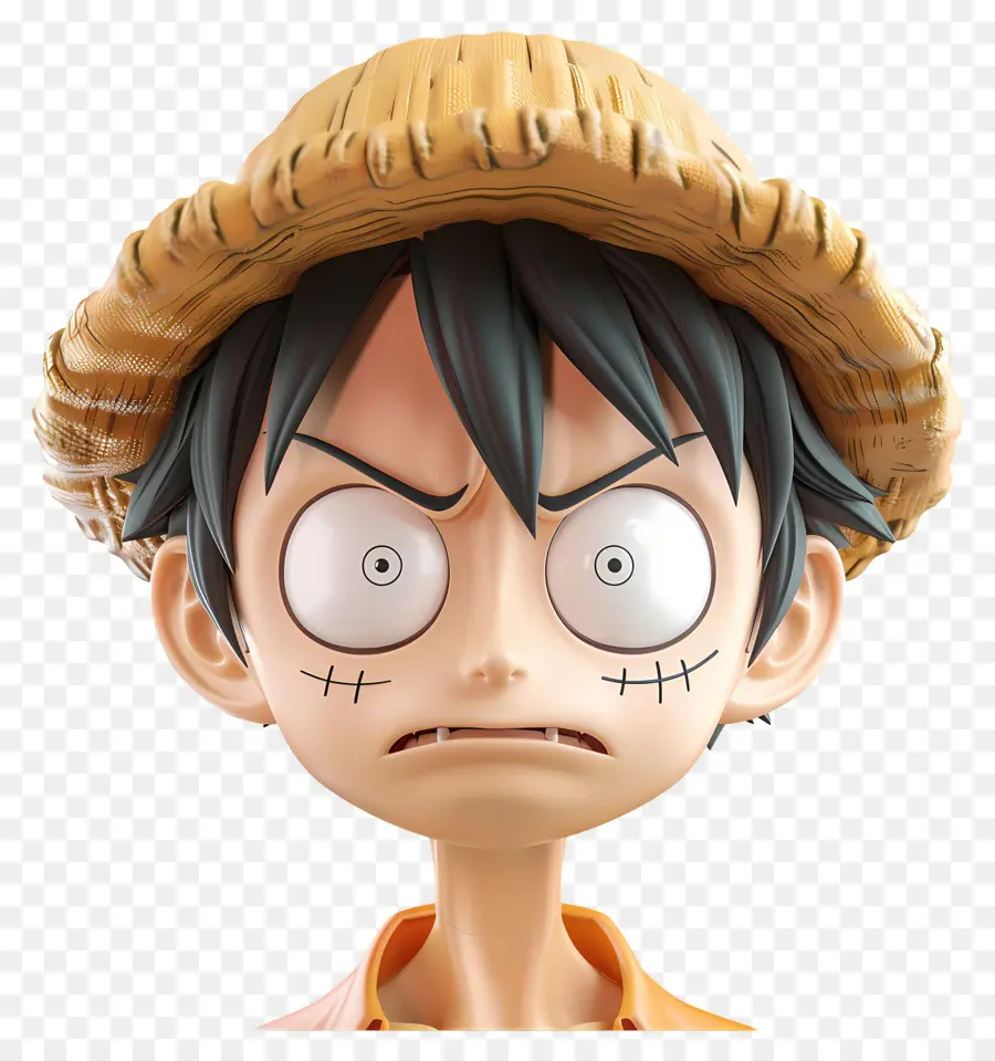 Cara De Luffy，Personagem De Desenho Animado PNG