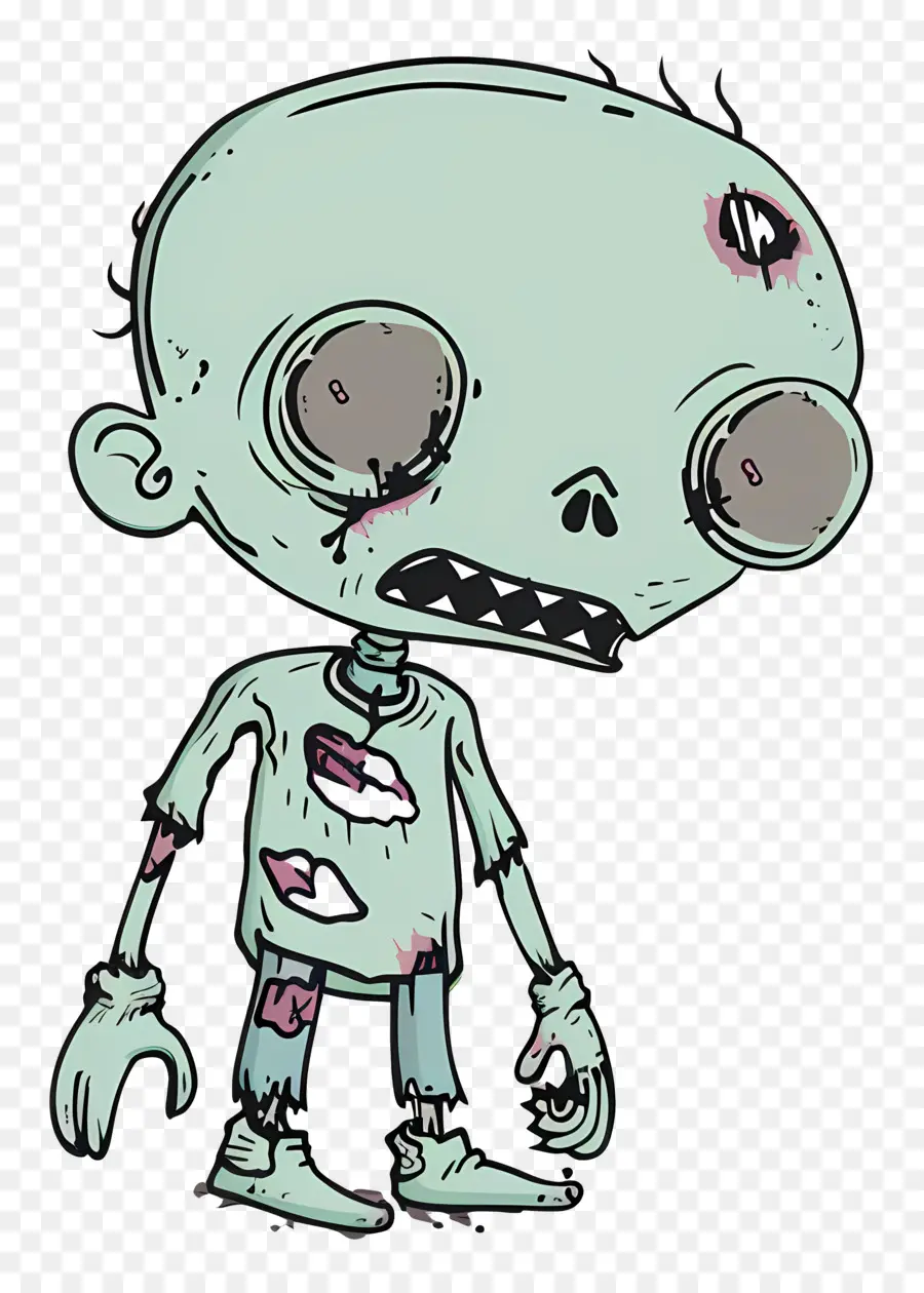 Zombie，Personagem De Desenho Animado PNG