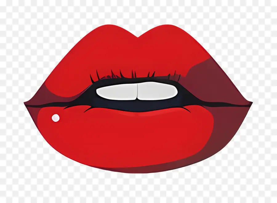 Lábios，Os Lábios Vermelhos PNG