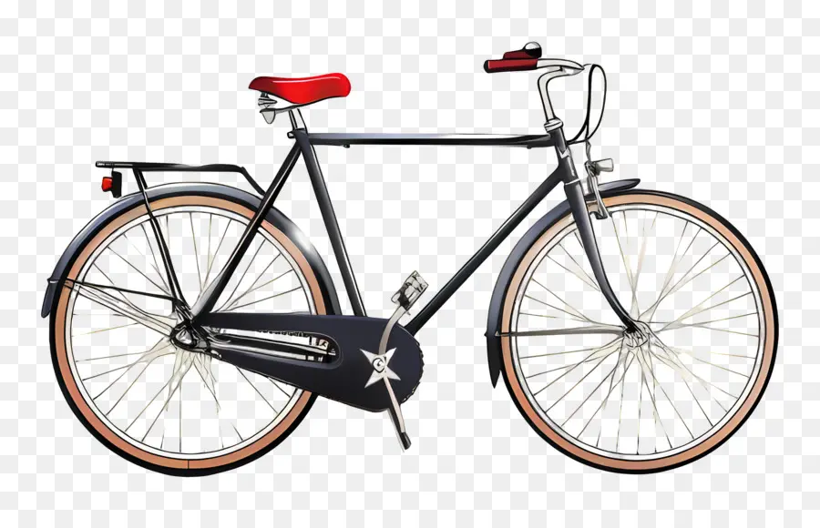 Bike，Bicicleta Preta PNG
