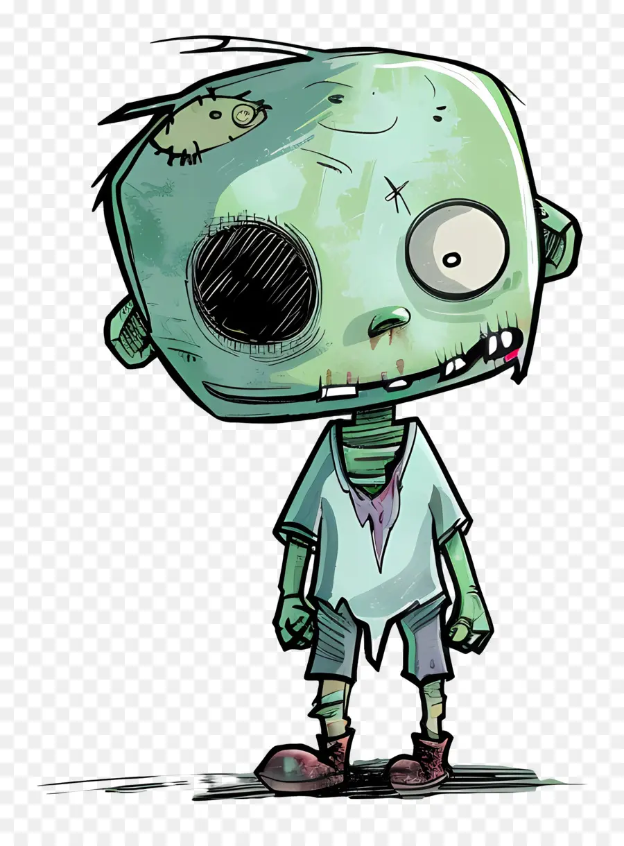 Zombie，Criatura De Desenho Animado PNG