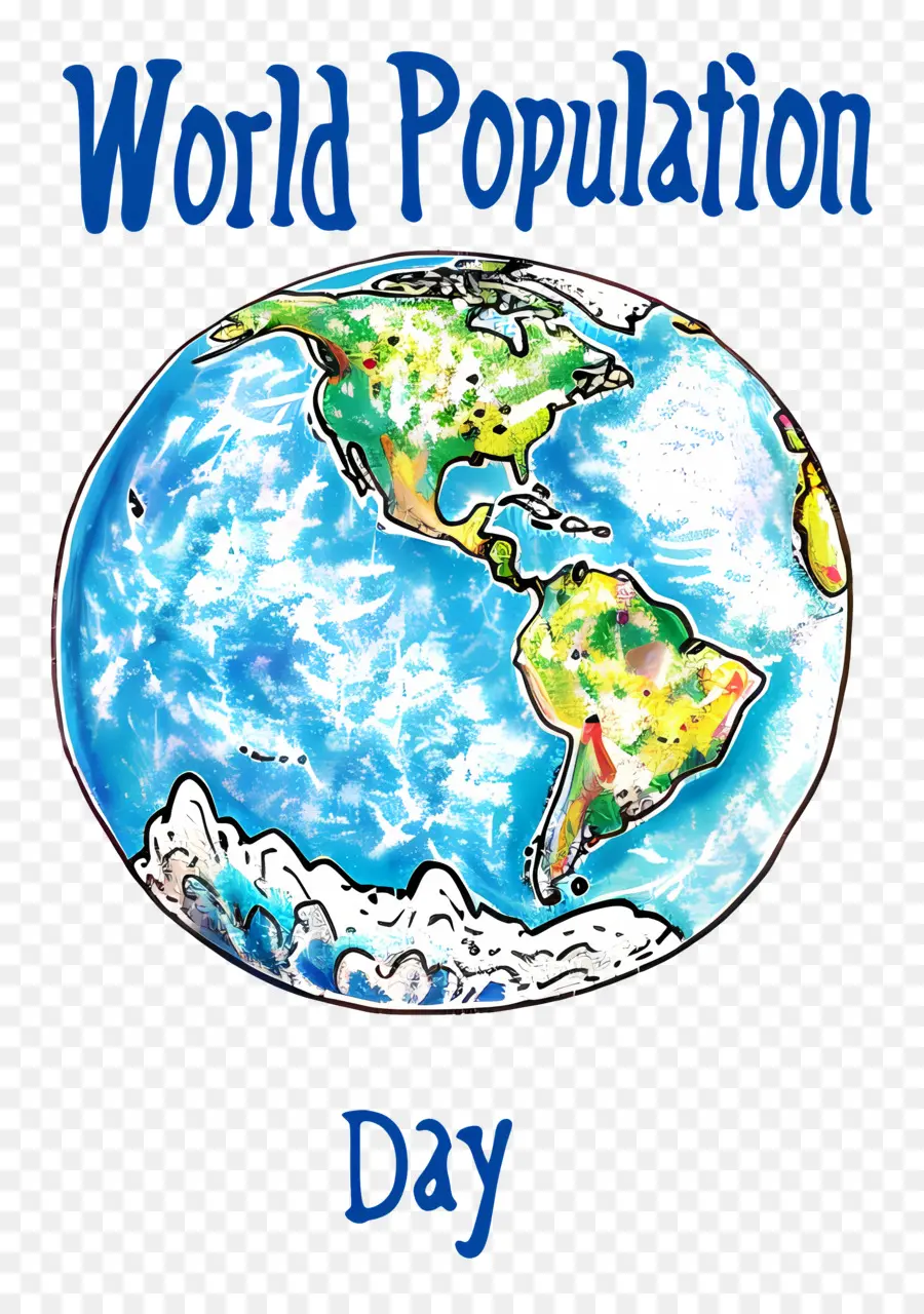 Dia Mundial Da População，World Map PNG