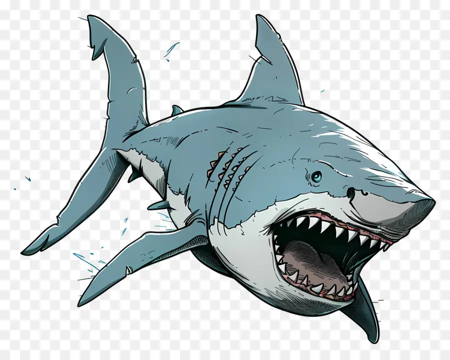 Tubarão，Dentes PNG