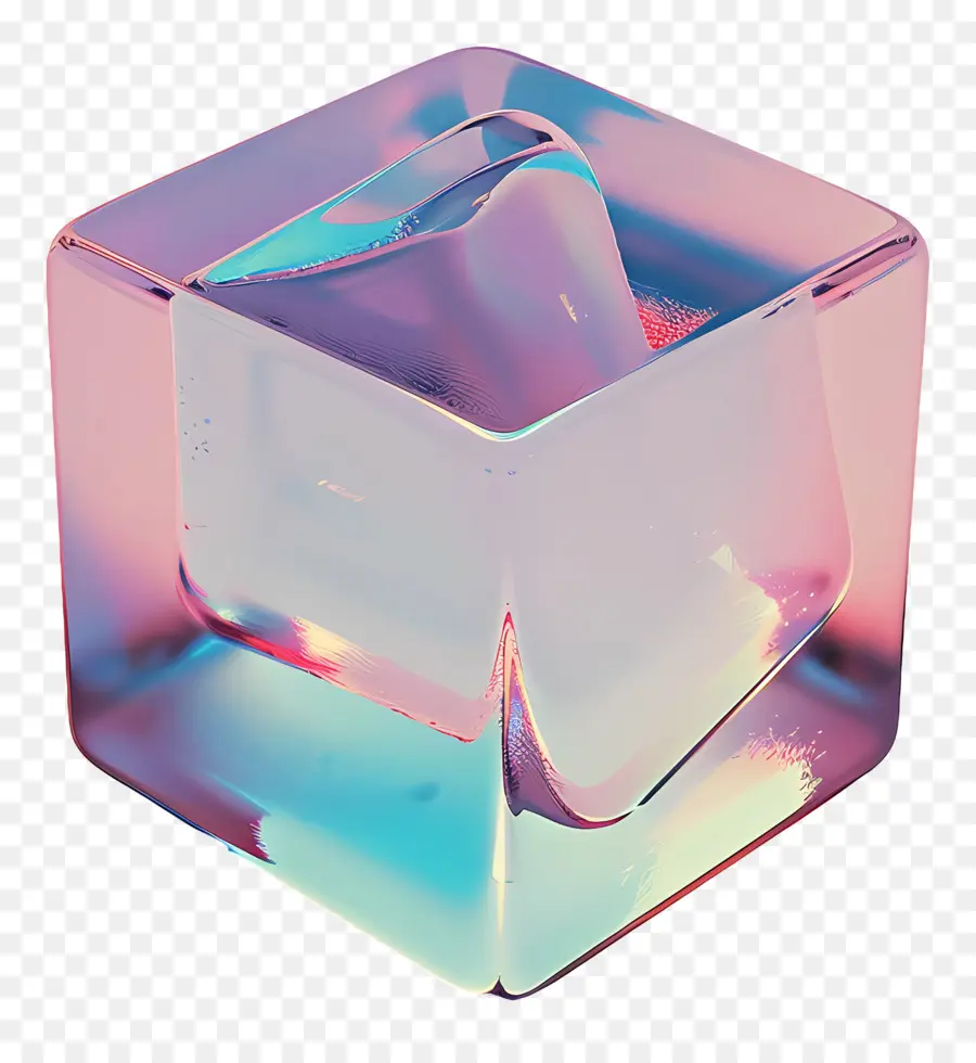 Cubo De Gelo，Objeto Transparente PNG