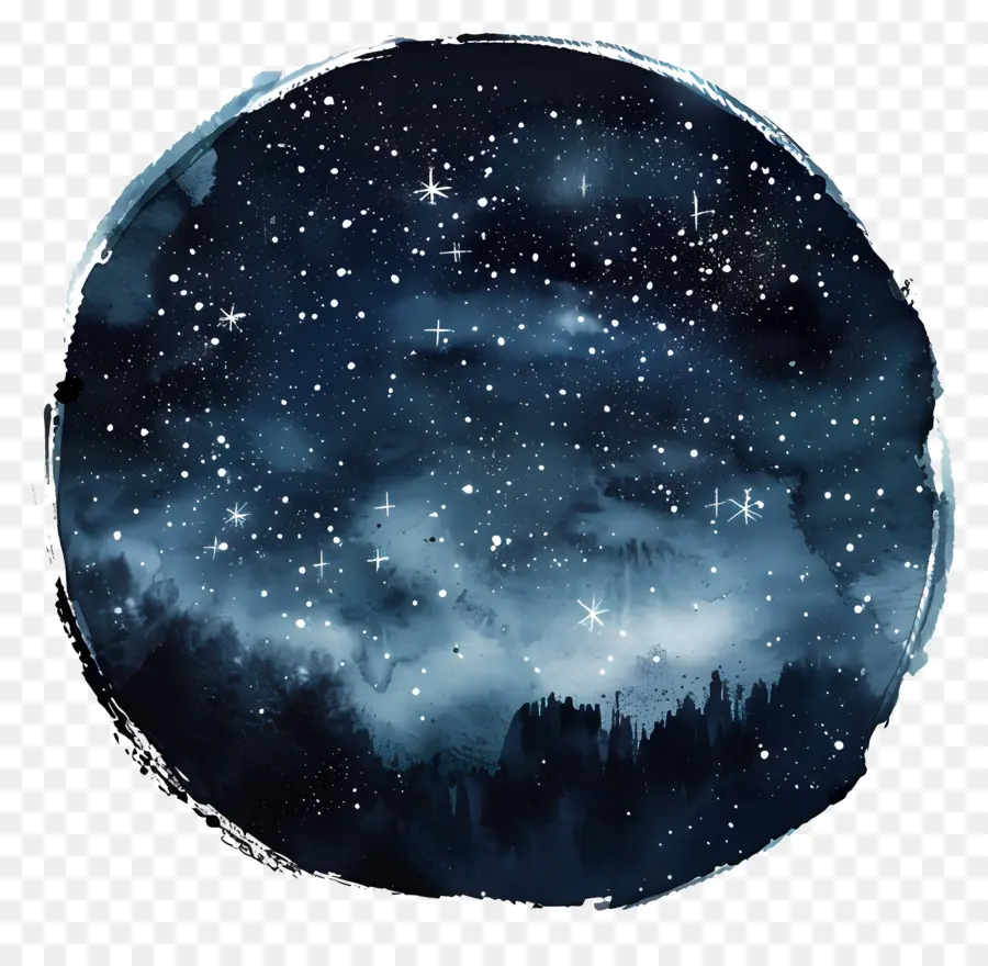 Noite De Céu，Estrelas PNG