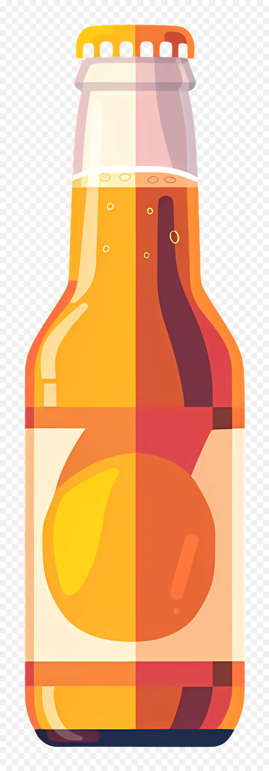 Garrafa De Cerveja，Orange Soda PNG