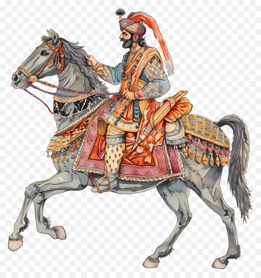 Maharana Pratap，Cavalo Equitação PNG