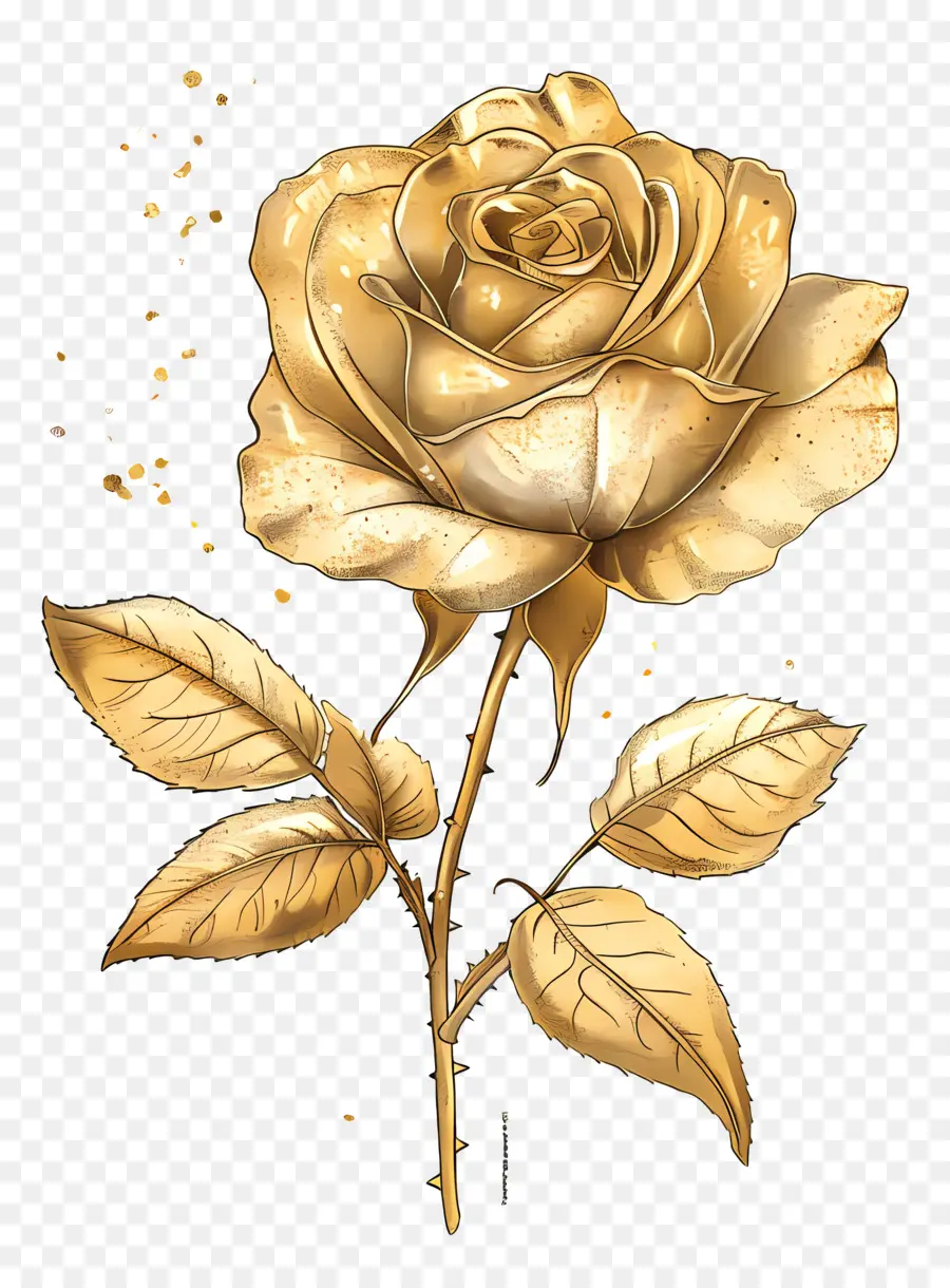 Ouro Rose，Cintilantes Estrelas PNG