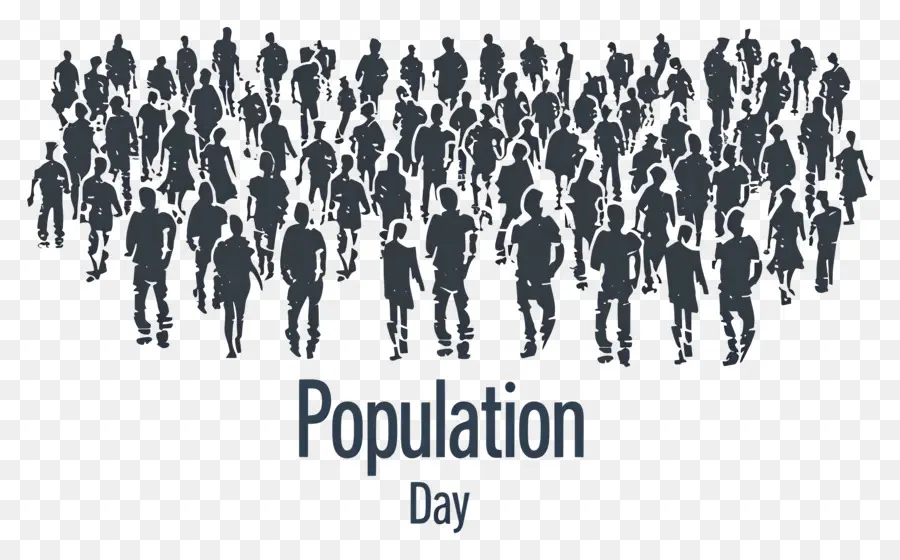 Dia Mundial Da População，Silhueta PNG