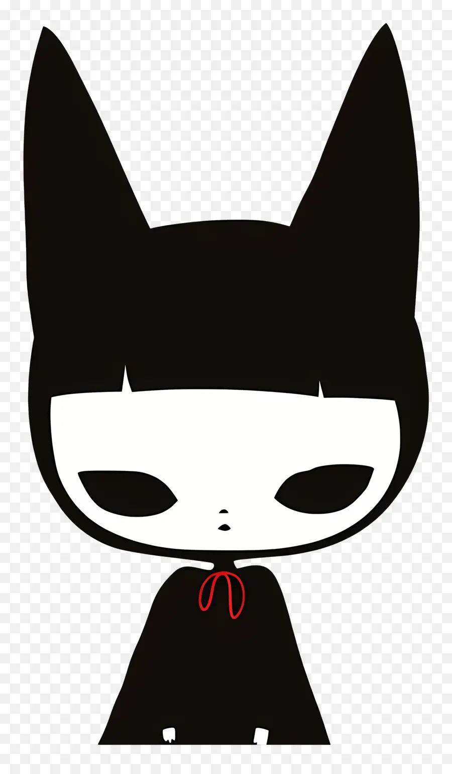 Kuromi，Gato Preto PNG