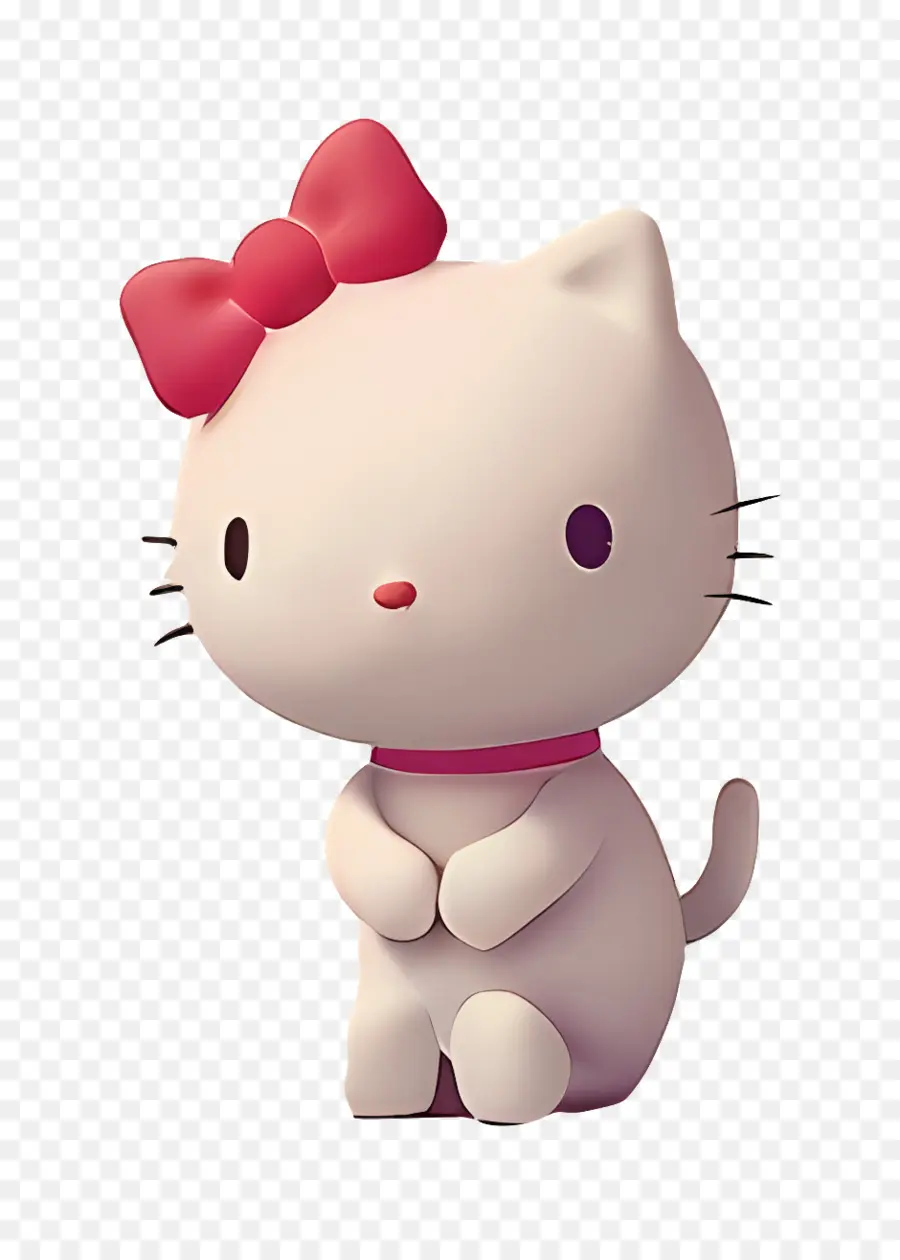 Hello Kitty，Gatinho Branco PNG
