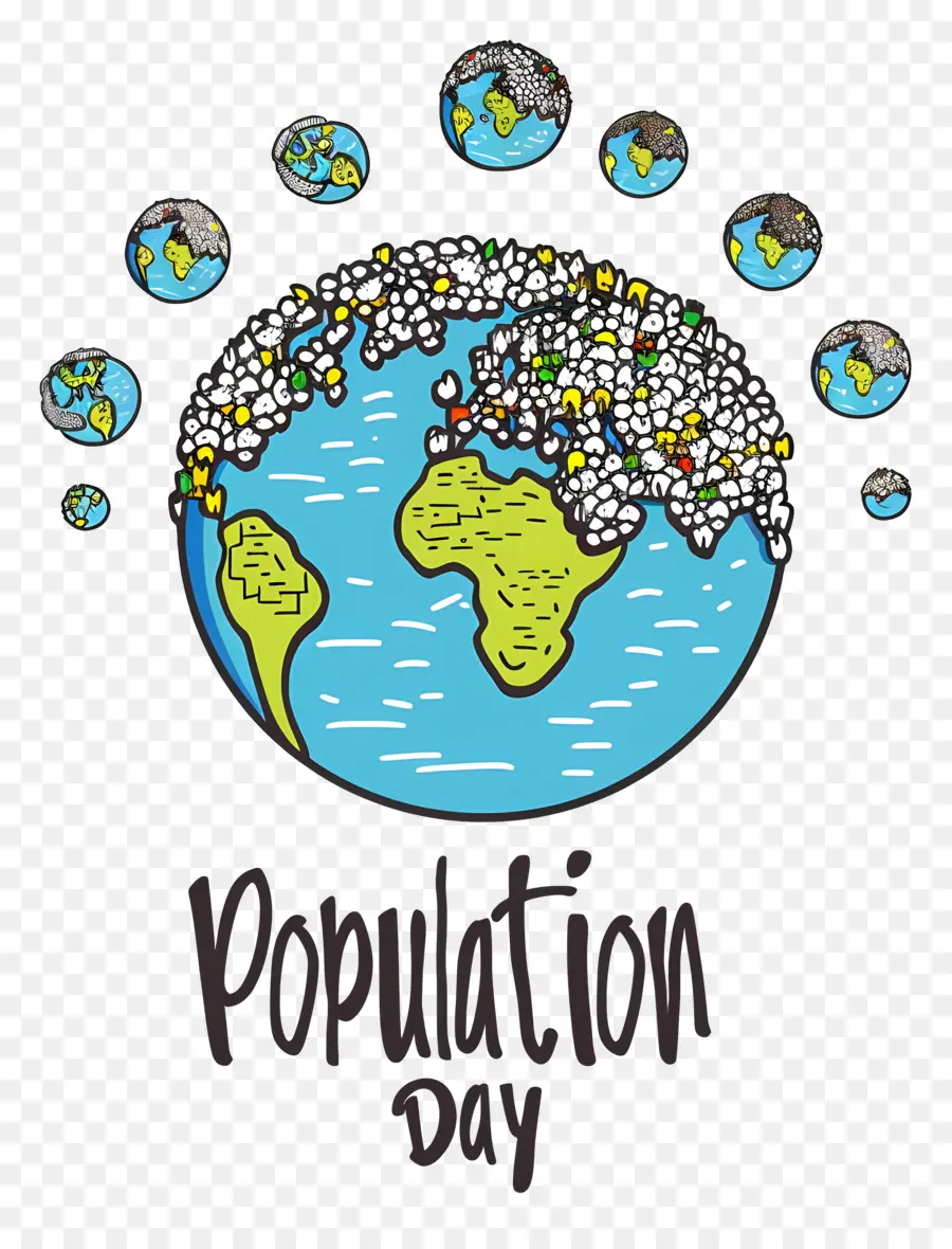 Dia Mundial Da População，Globo Mundial PNG