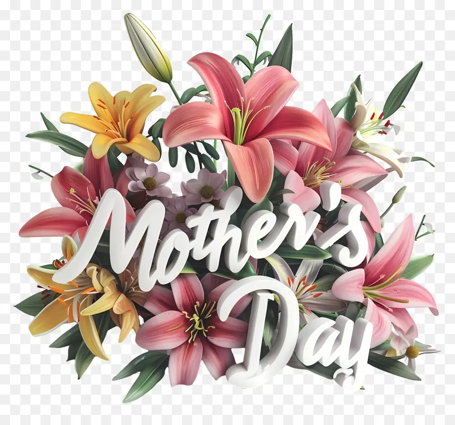 Dia Das Mães，Buquê PNG