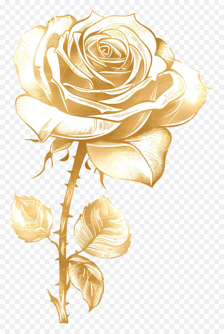 Ouro Rose，Rosa Branca PNG