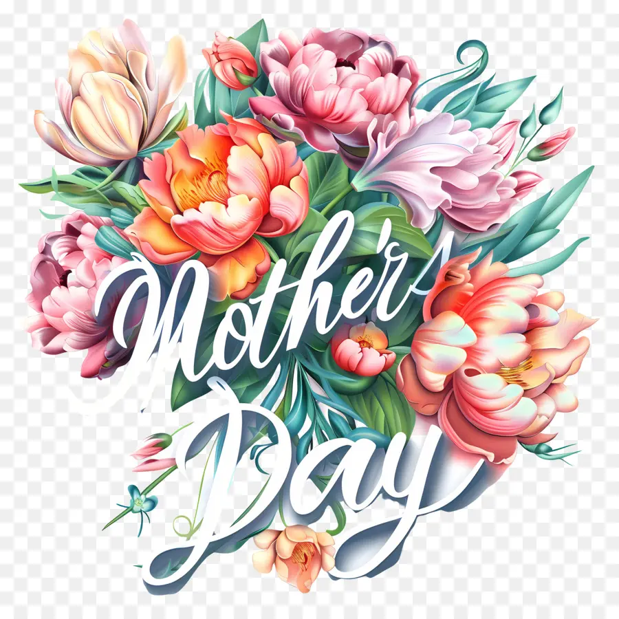 Dia Das Mães，Arranjo Floral PNG