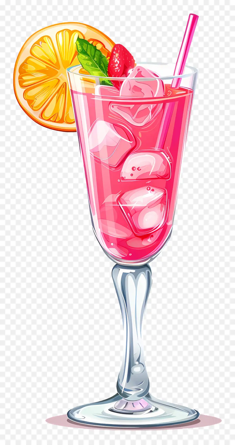 Cor De Rosa Cocktail，Bebida Cor De Rosa PNG