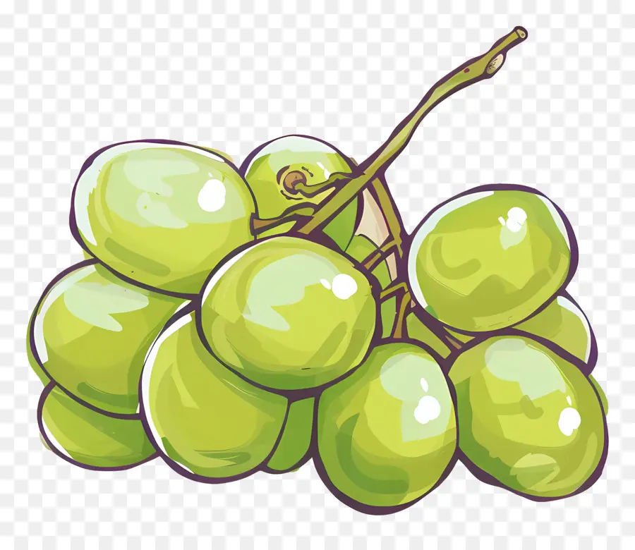 Verde Uvas，Frutas PNG