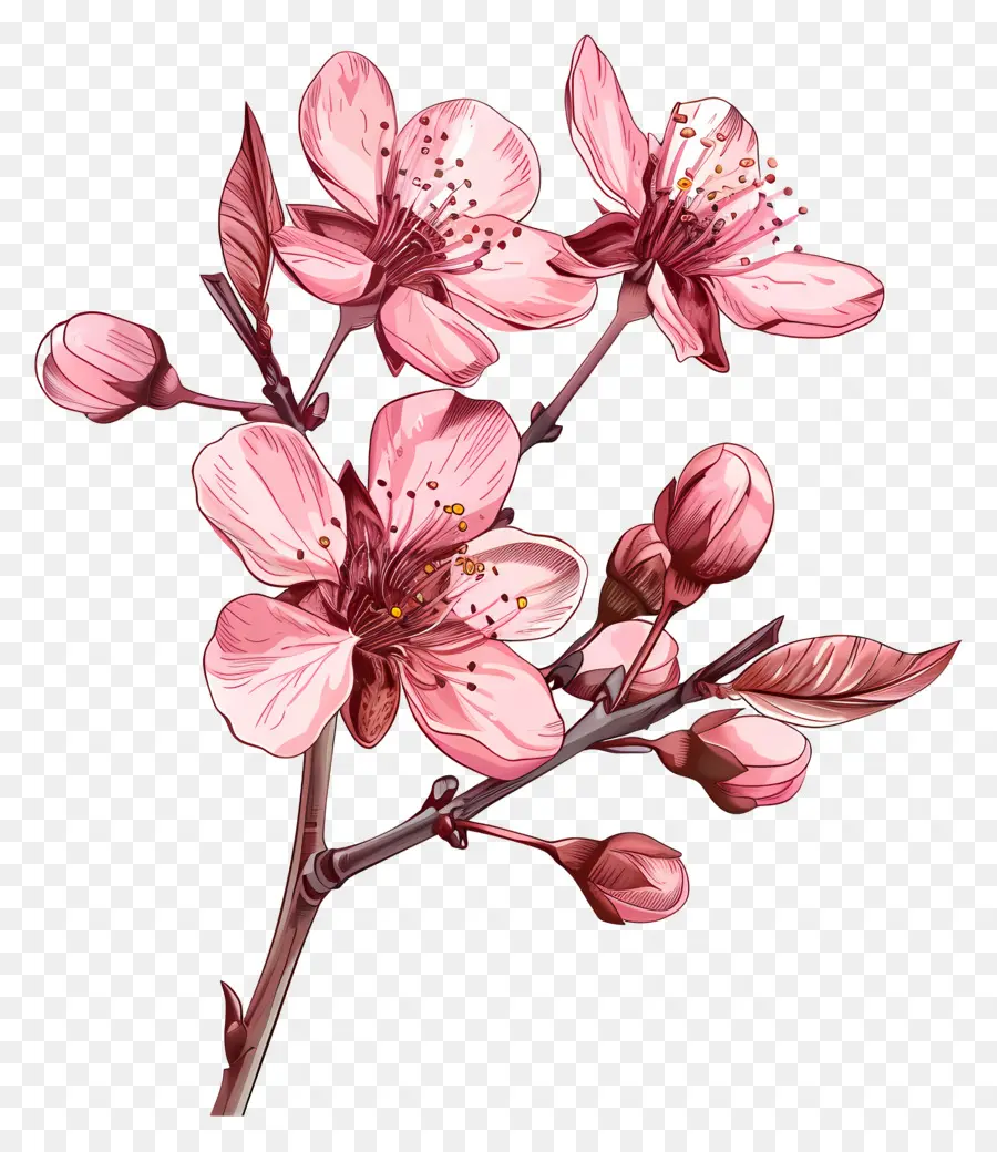 Sakura Flores，árvore De Cereja PNG