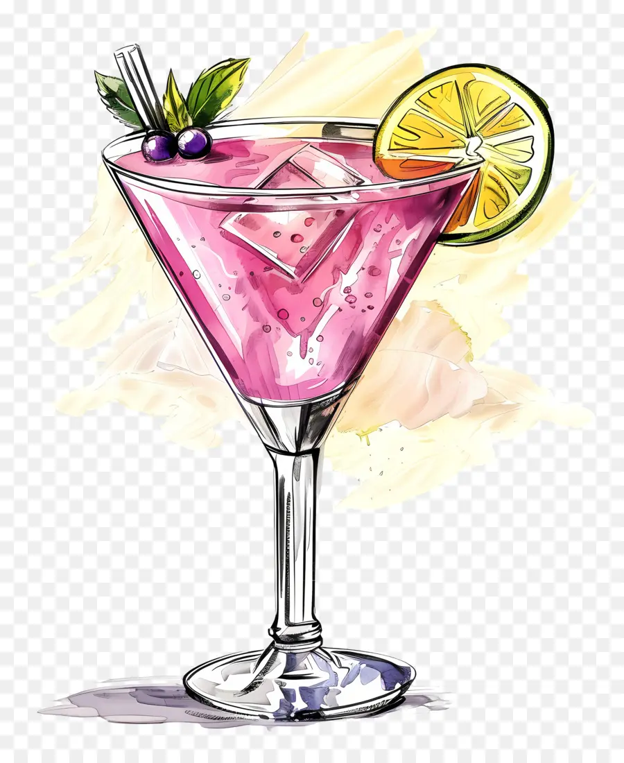 Cor De Rosa Cocktail，Martini PNG