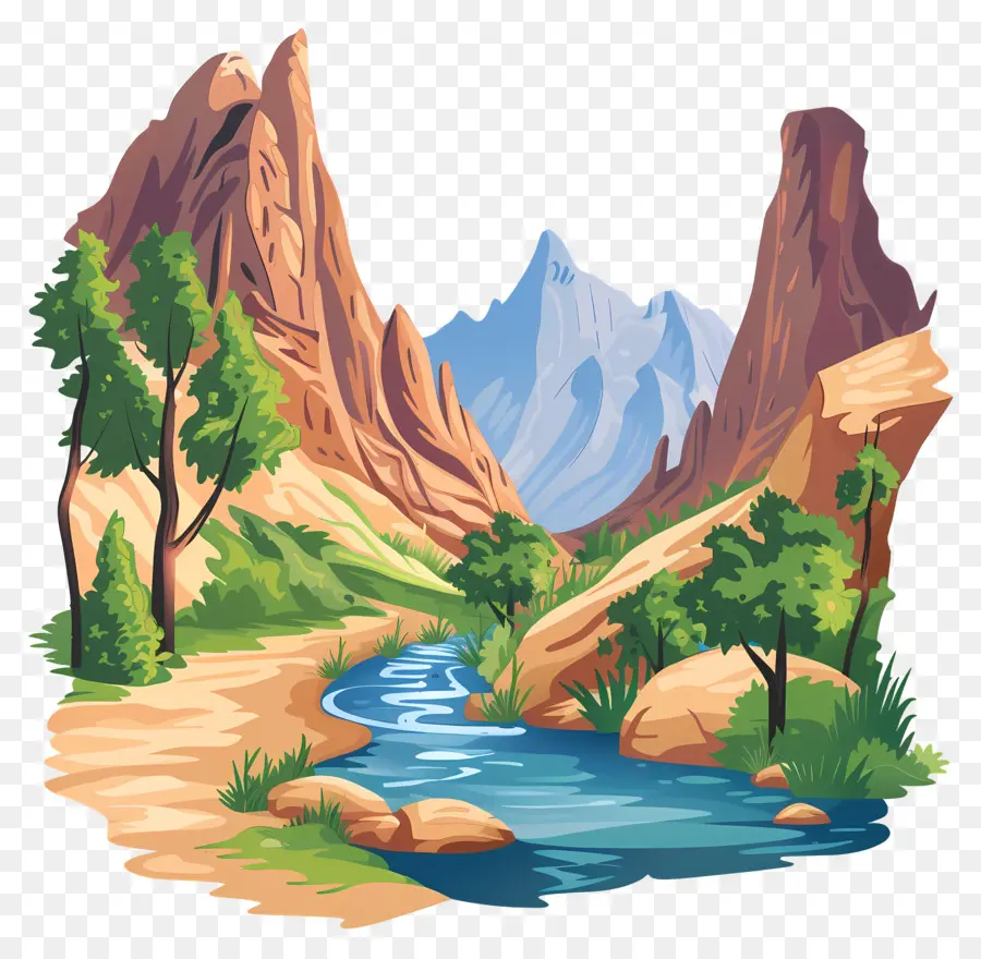 Valley Clipart，Montanha PNG