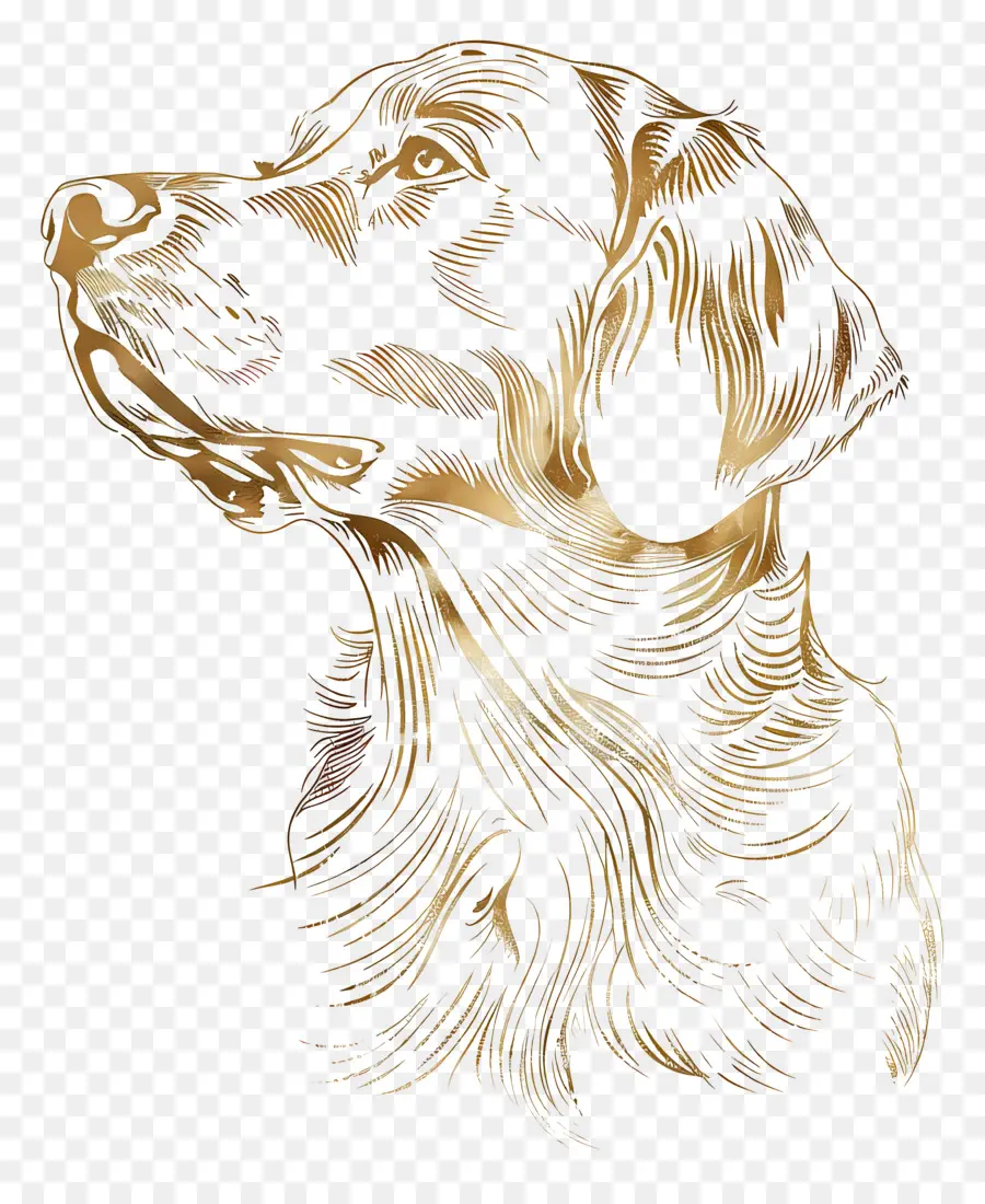 Ouro Cão，Cachorro Marrom PNG