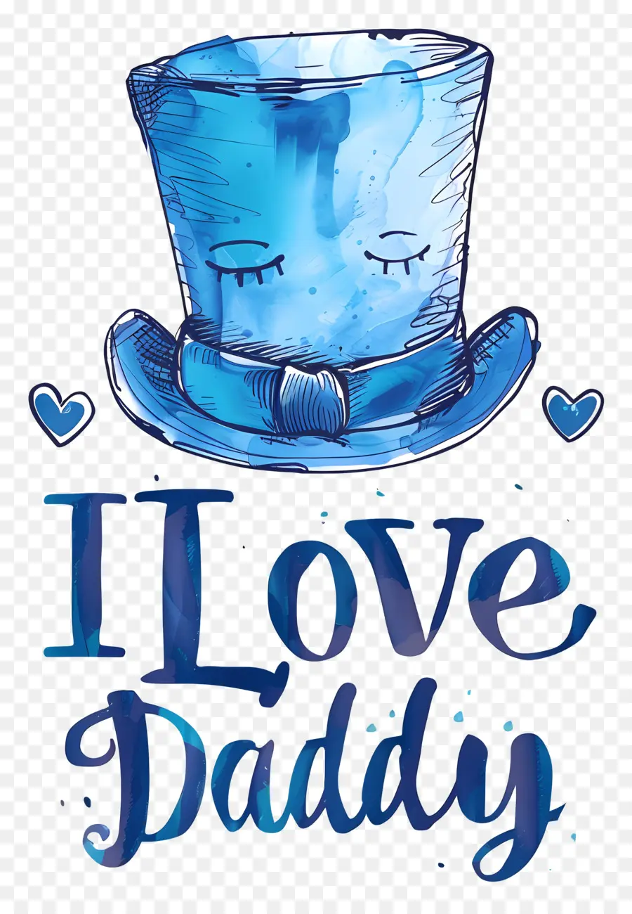 Dia Dos Pais，Eu Amo Papai PNG