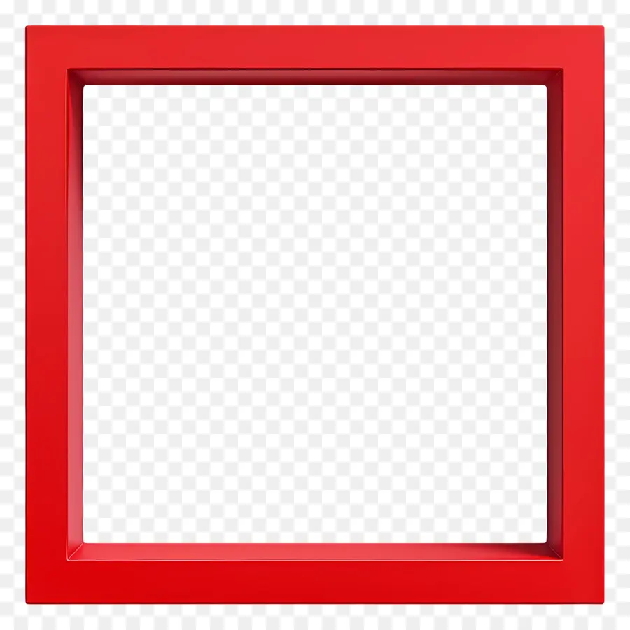 Caixa De Texto，Quadro Vermelho PNG