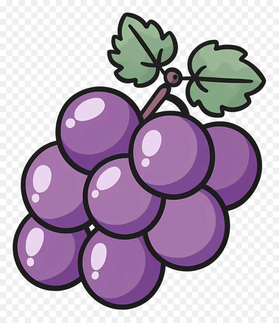 Uvas，Roxo Escuro PNG