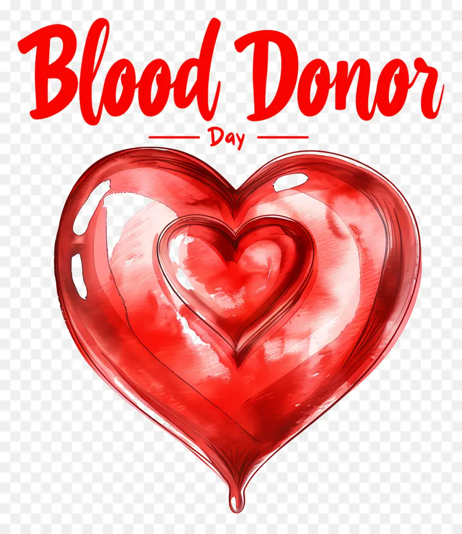 Mundial Do Doador De Sangue Dia，Coração PNG