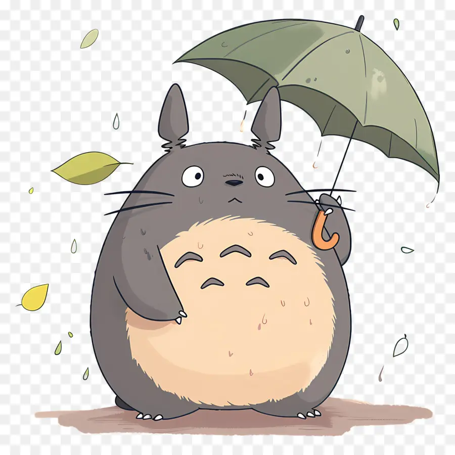 Totoro，Guarda Chuva PNG