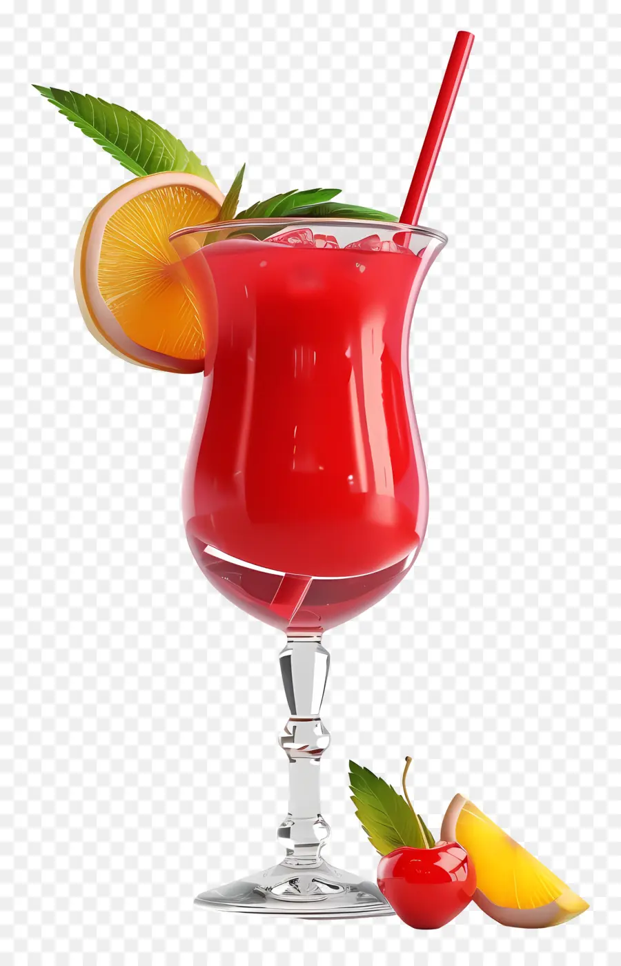 Cocktail Vermelho，Bebida De Frutas PNG