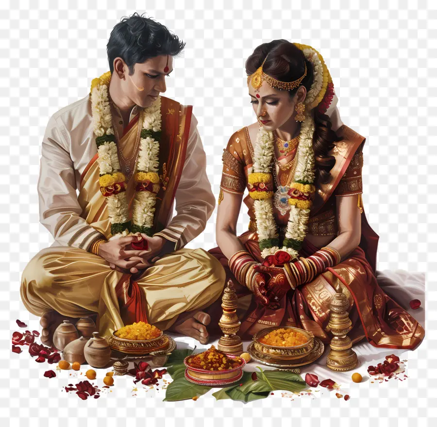 Casamento Hindu，Casamento Indiano PNG