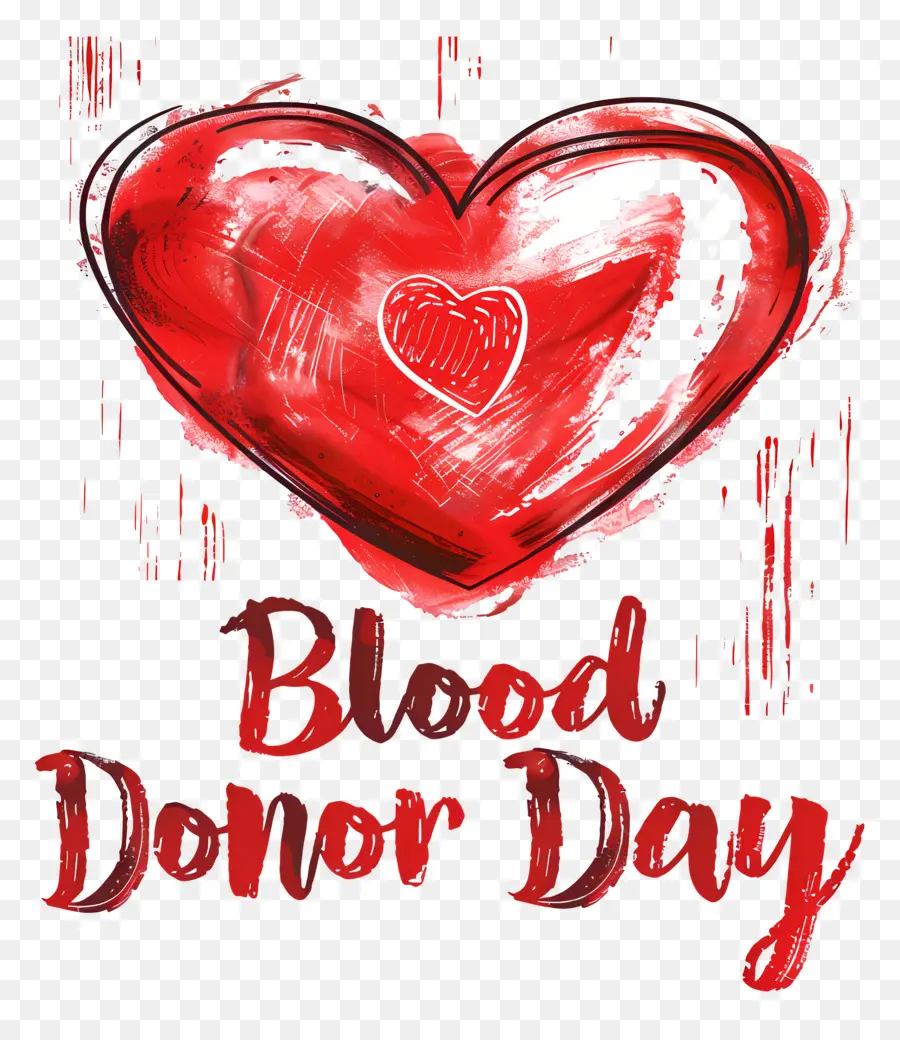 Mundial Do Doador De Sangue Dia，Coração PNG