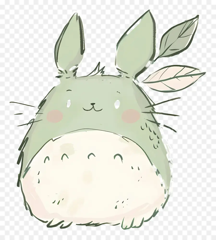 Totoro，Criatura Fofa PNG