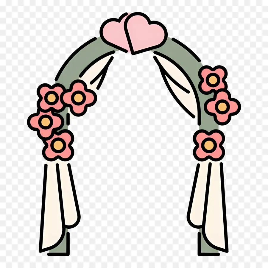 Casamento Logotipo，Casamento Arco PNG