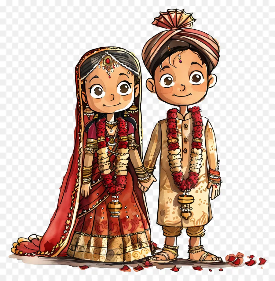 Casamento Hindu，Traje De Casamento Indiano PNG